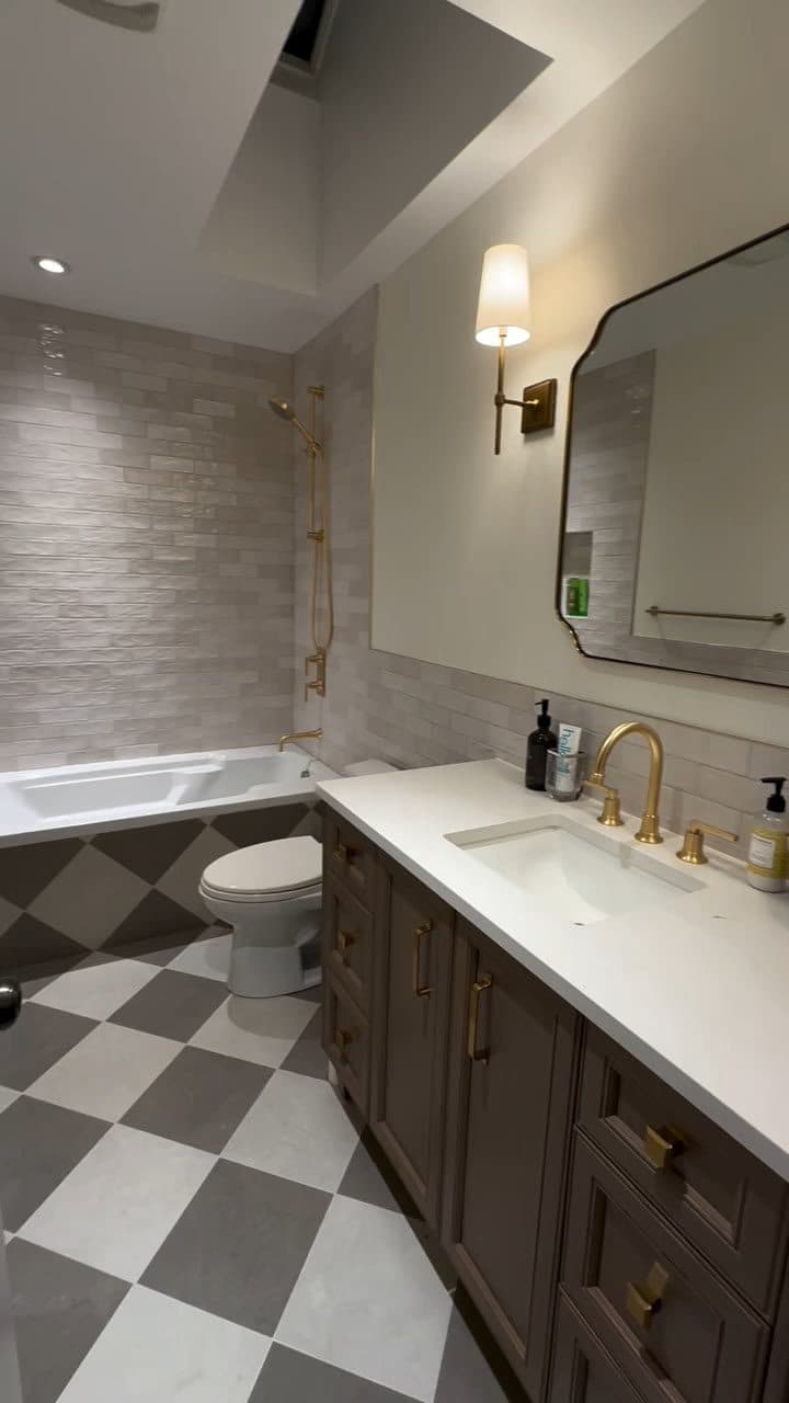 Marble Bath Reveal — Bathrooms in Toronto, ON